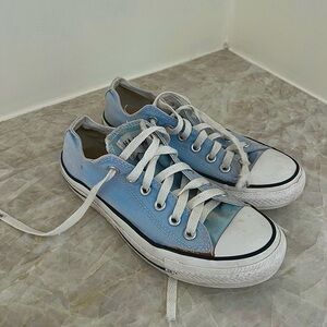 Converse light blue size 7 women’s size 5 men’s